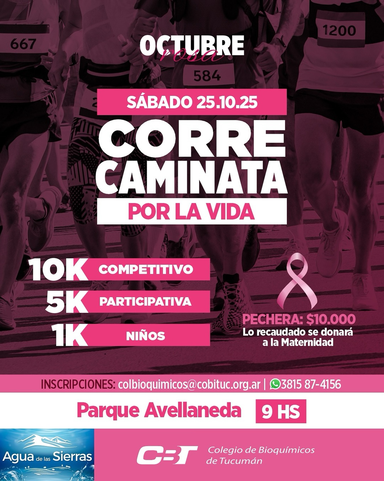 CORRE-CAMINATA POR LA VIDA